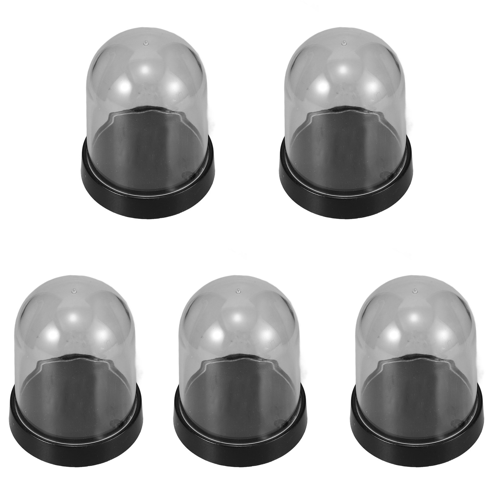 5Sets Clear Plastic Cloche Dom - Plastic Dome Clear ulasan dan harga