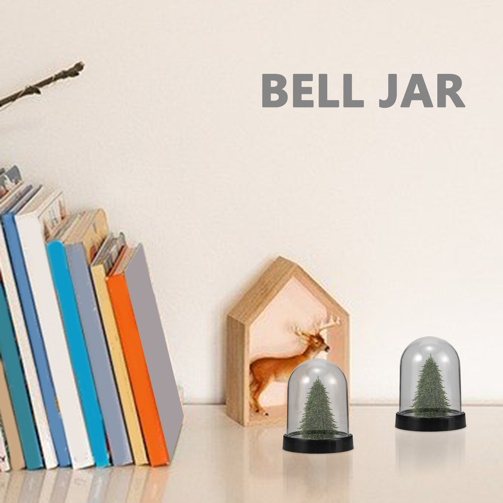 5Sets Clear Plastic Cloche Dom - Plastic Dome Clear ulasan dan harga