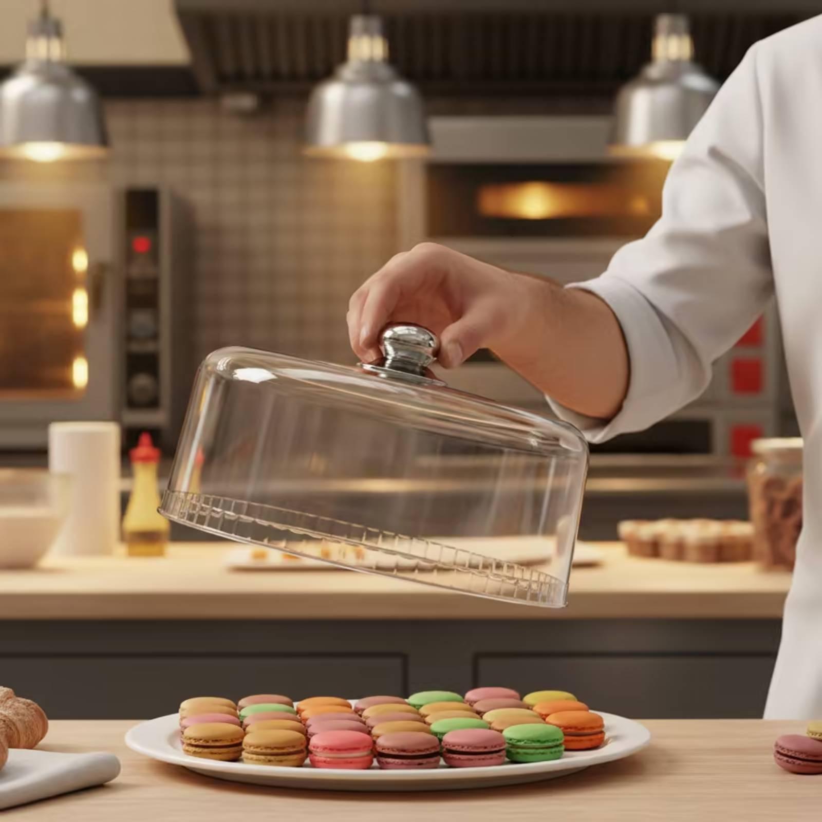 Cake Dome Clear Dome Cover wit - Plastic Dome Clear ulasan dan harga